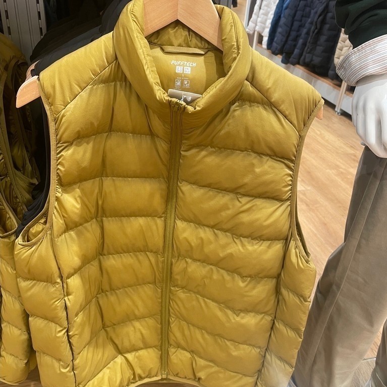 Jaket vest puffer uniqlo