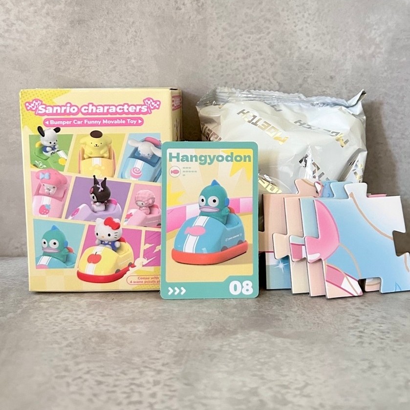 MINISO Mainan Bumper Car Sanrio Characters Funny Movable Toy 08 Hangyodon