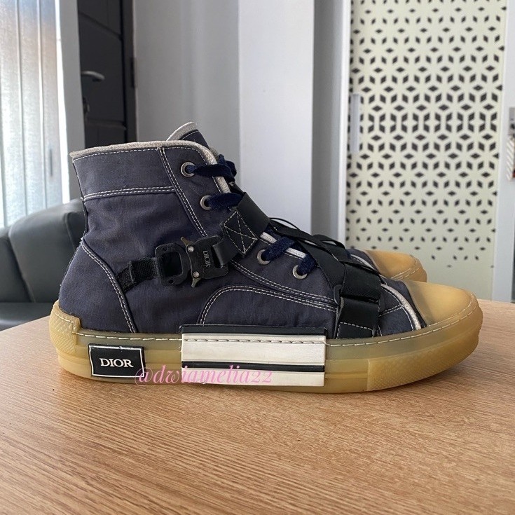 Sepatu Dior x Alyx B23 Buckle Navy Sneakers Original Authentic