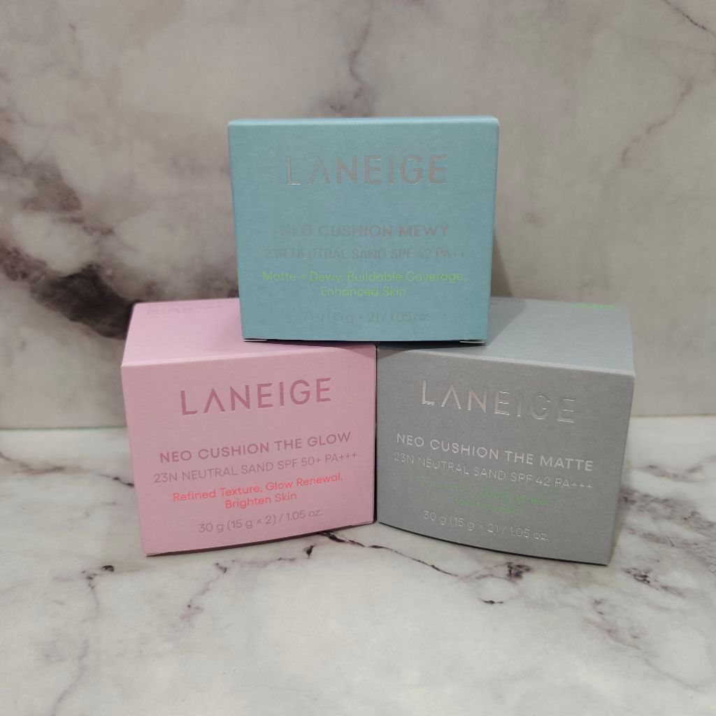 Laneige Cushion The Matte / Laneige Cushion The Glow / Laneige Cushion