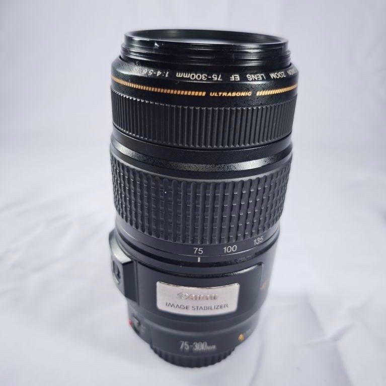 Lensa canon 75 300mm EF IS USM