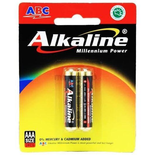 BATERAI BATRE BATTERY KECIL ABC ALKALINE AAA A3 ALKALIN UNTUK REMOT 4D1N