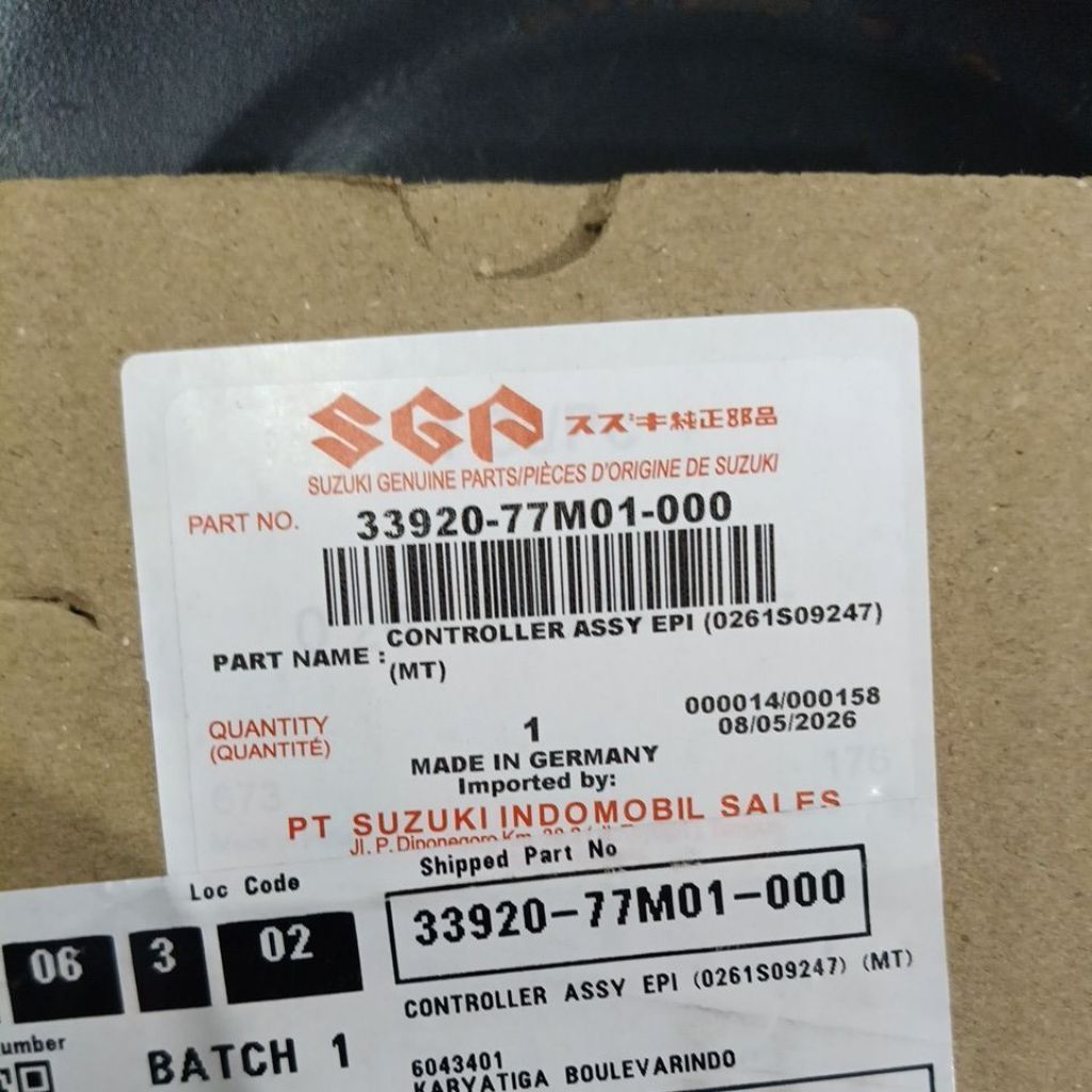 Ecm ertiga manual 33920-77M01