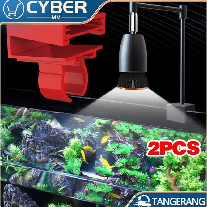 RAFENU Klem Penjepit Lampu Led T4/T5/T8 Untuk Akuarium Ikan