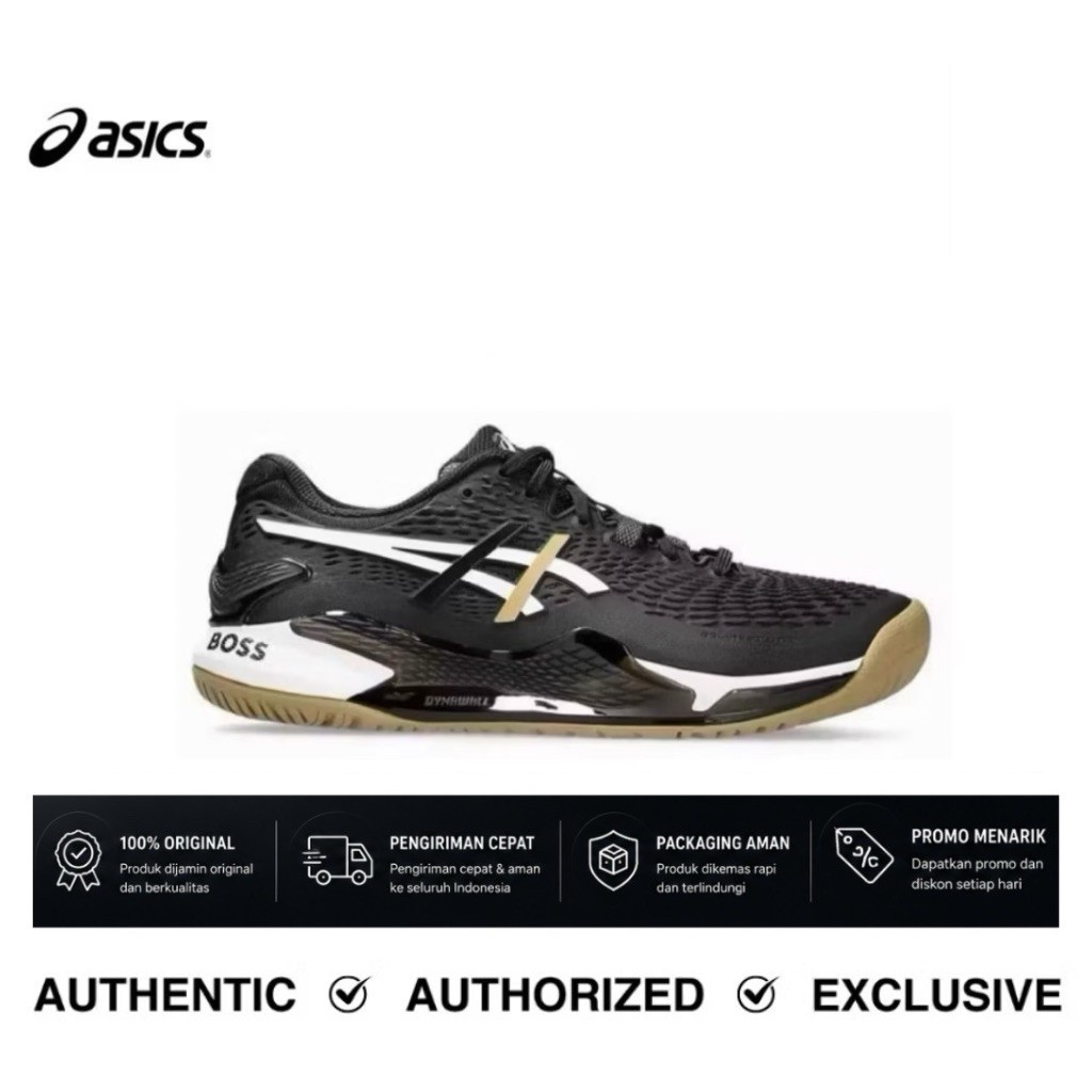 SEPATU TENIS X PADEL GEL- RESOLUTION X HUGO BOSS BLACK CAMEL