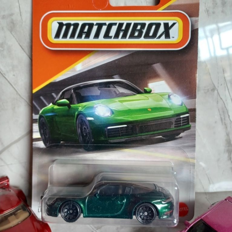 Matchbox Porsche 911 Targa hijau