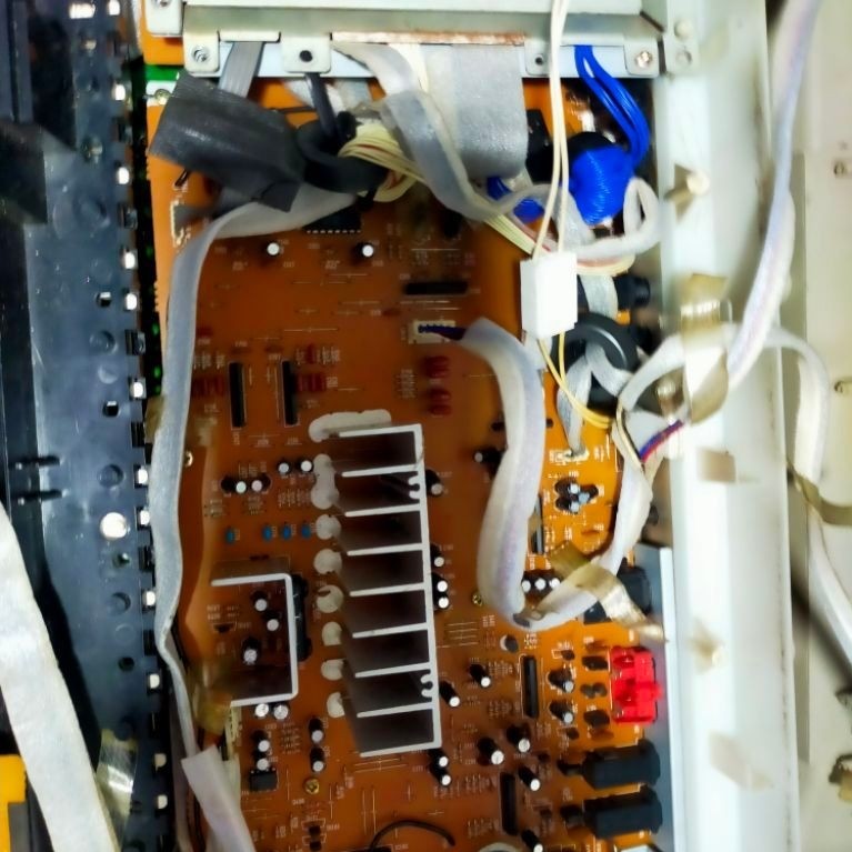 Papan PCB board power audio keyboard Yamaha psr2100 bekas original