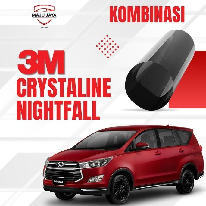 Kaca Film Mobil 3M Kombinasi Crystaline + Nightfall Ceramic (Full Set)