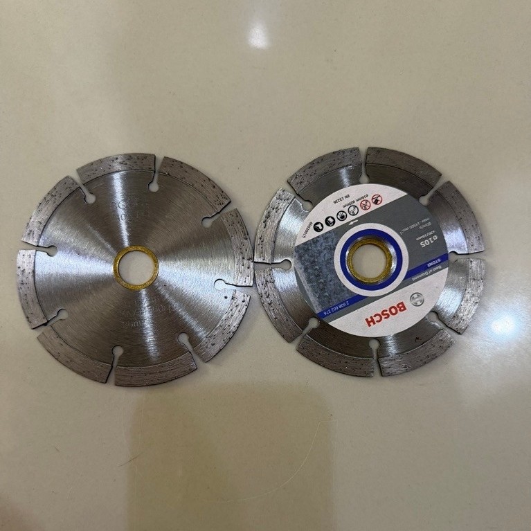 Diamond Wheel kering 4 Inchi BOSCH Pisau Potong Keramik kering