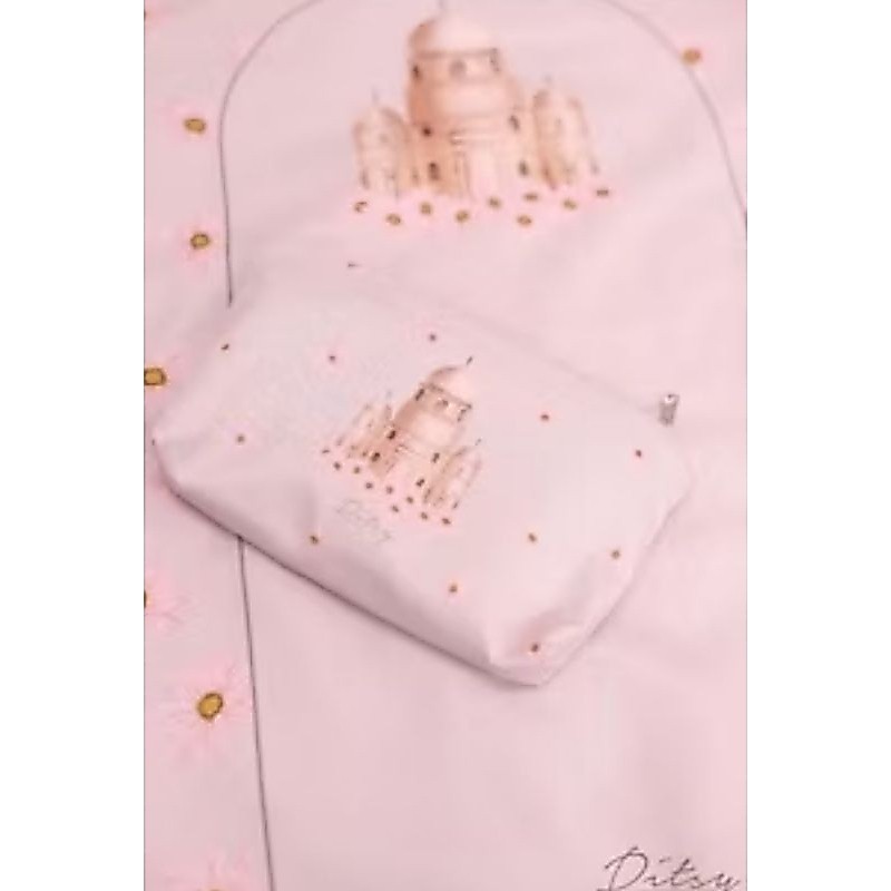 DITSY sajadah travel with pouch, SAJADAH TRAVEL FREE POUCH DITSY, SAJADAH DITSY