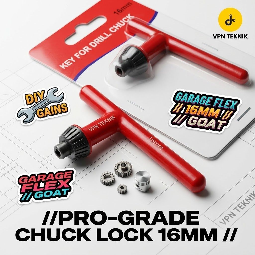 Kunci Kepala Bor 16mm | Drill Chuck Keys 16mm