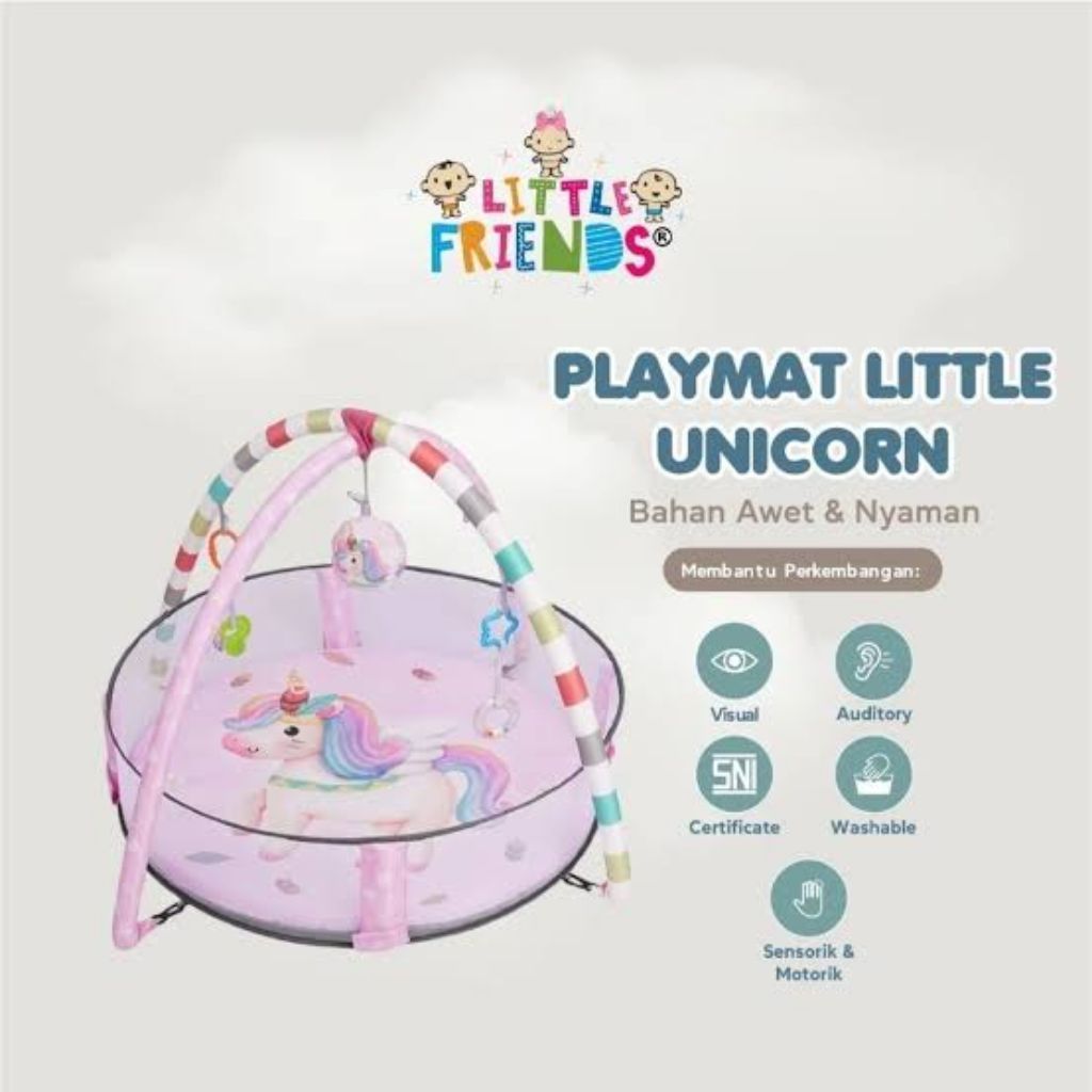 Little Friends Baby Playmat Playgym