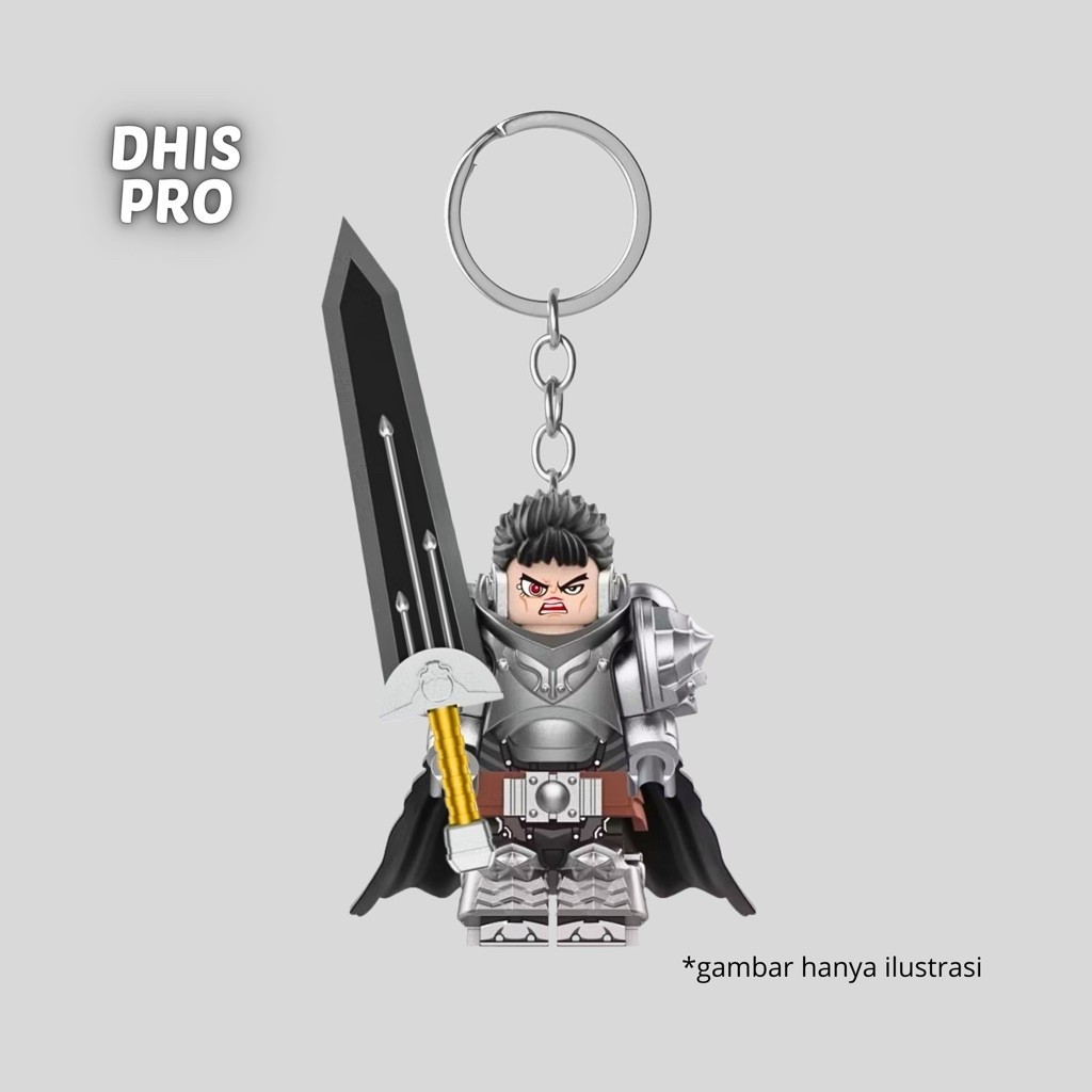 Dhis Project Gantungan Kunci Figure Guts Berserk Robot