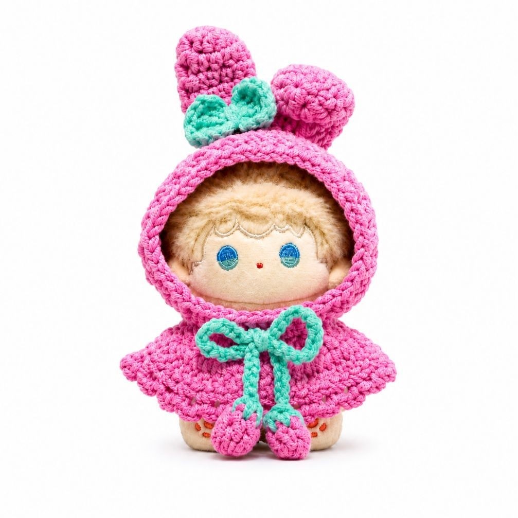 cape kerudung untuk boneka 10cm