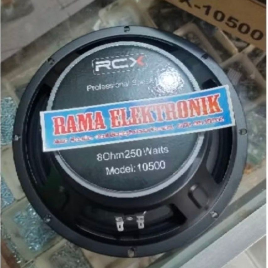 SPEAKER RCX 10500 KOMPONEN SPIKER 10 INCH RCX 10500 10 500 MIDEL RCX 10 500 SPEAKER MIDEL 10 INCH 10
