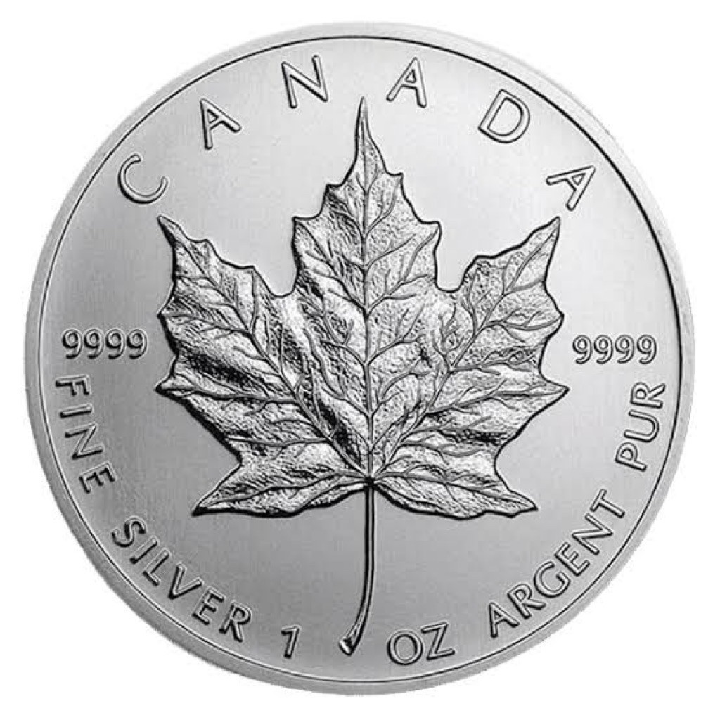 SILVER COIN MAPLE LEAF CANADA 1 Oz