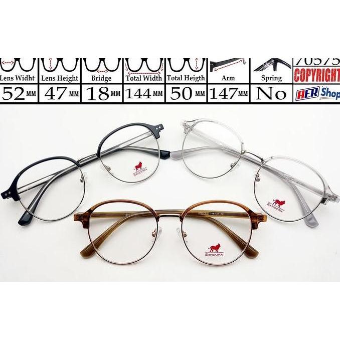 frame original SANDORA frame kacamata minus korea kacamata new trendy