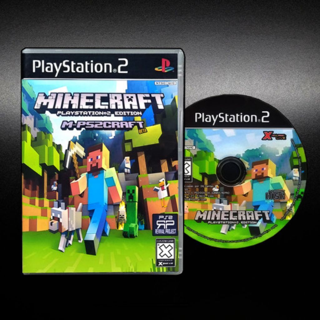 KASET PS2 MINECRAFT-KASET GAME PS2 MINECRAFT-KASET PS2 FULL GAME-KASET PS2 LENGKAP-KASET PS 2 SLIM
