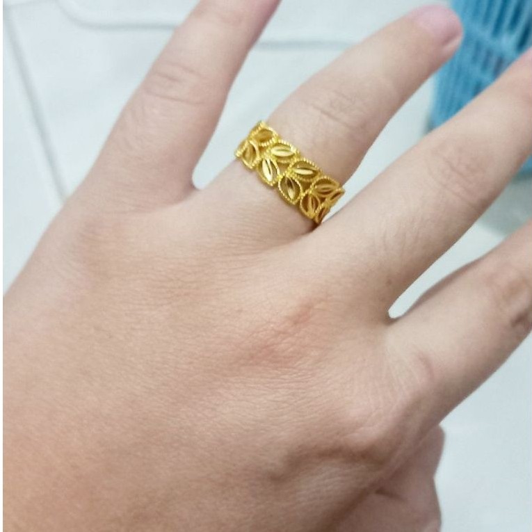 Cincin Rantai Ukir Koin 91