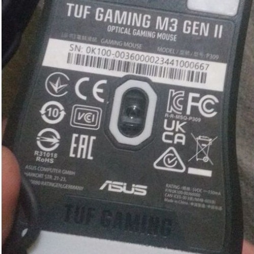 mouse asus tuf gaming m3 gen 2 normal second