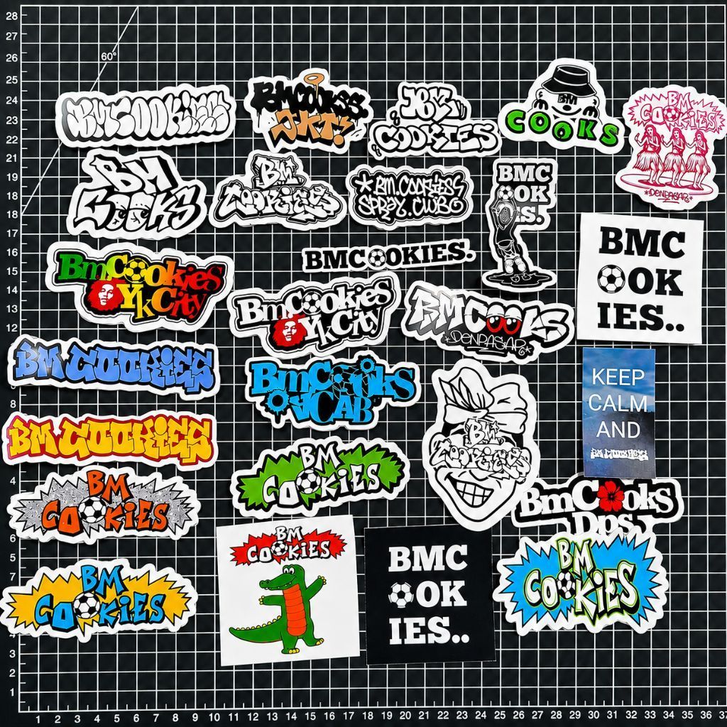 (BISA COD) STIKER PACK BM COOKIES