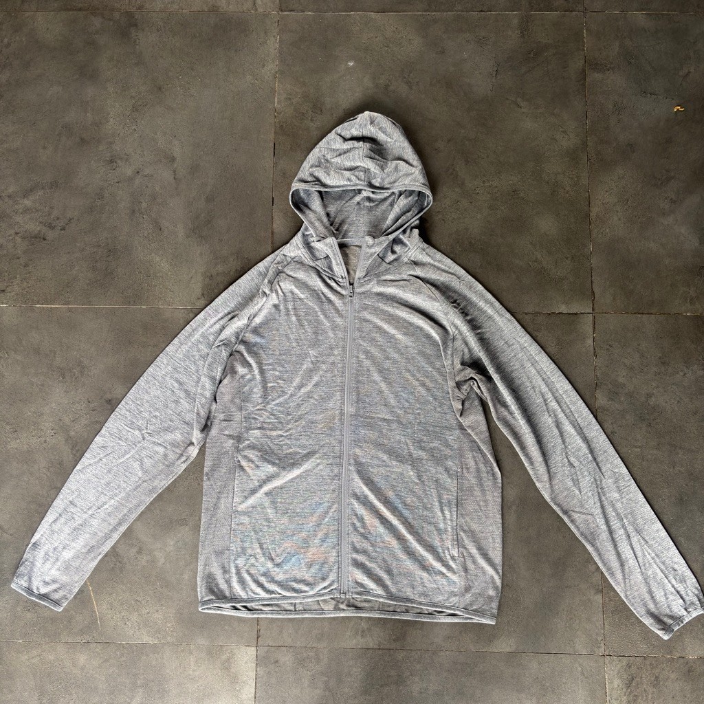 Uniqlo Dry Ex Odor Control Grey Jacket Man