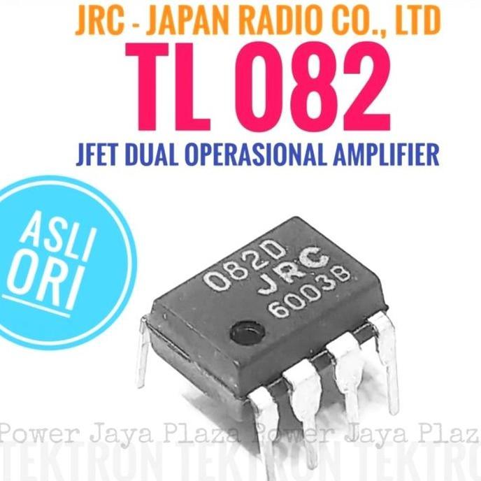 JRC 082D TL082 JFET DUAL OPAMP ASLI BUATAN JRC (JAPAN) TL 082 PJP79