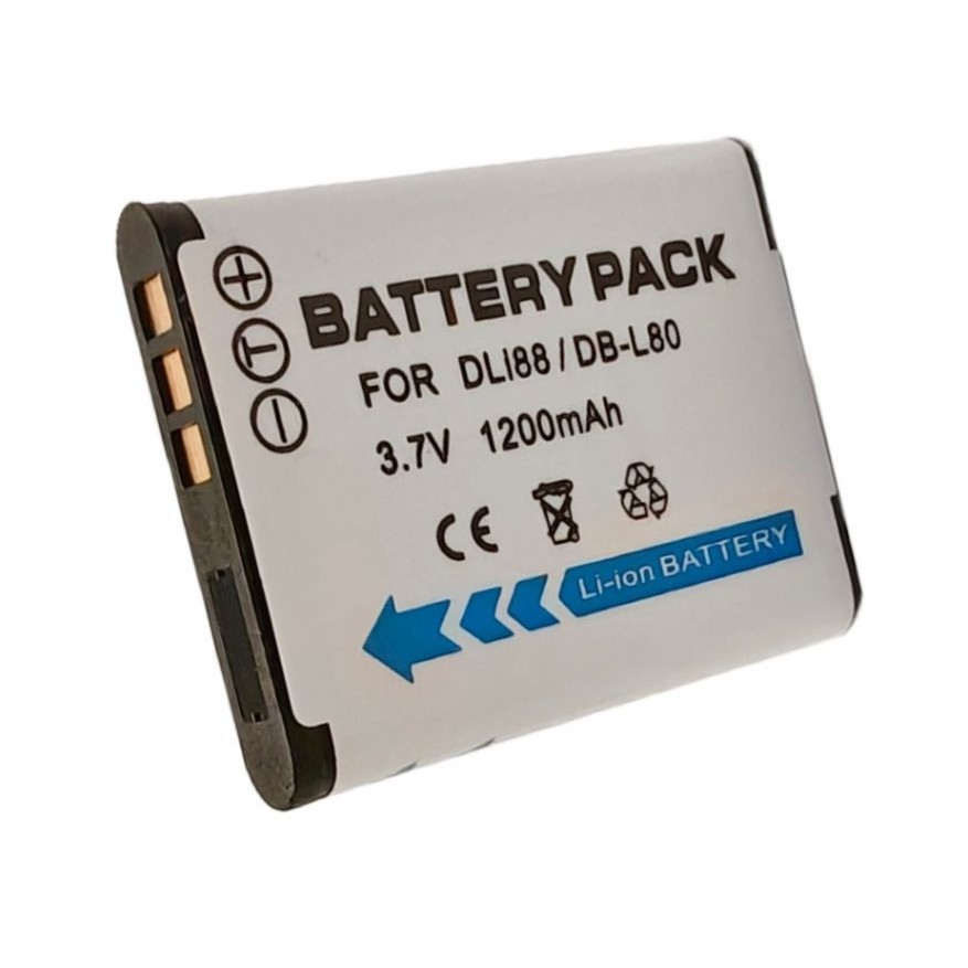 Ready Baterai Kamera Untuk Pentax Optio H90 P70 D-LI88 Batrai Optio P80 W90 Batt DLI88 DLI H 90 P 70