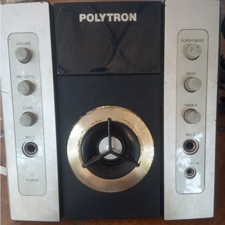 tone control super bass speaker aktif Polytron pas78 ori