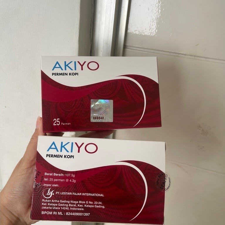 AKIYO Permen Kopi 25 Permen Berat Bersih 107.5g