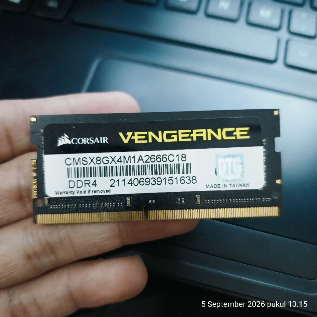 Sodimm DDR4 8GB 2666MHz Corsair