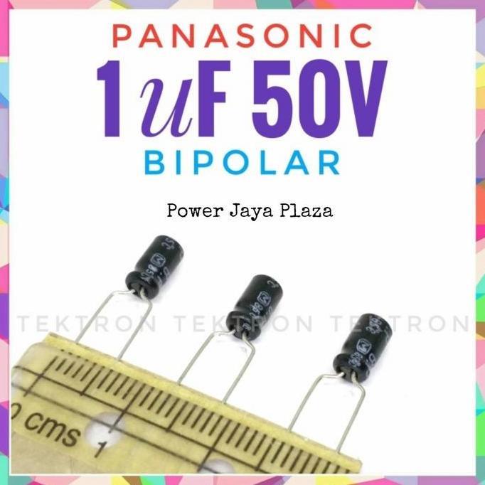KAPASITOR CAPACITOR 1UF 50V BP BIPOLAR NONPOLAR NP PJP79