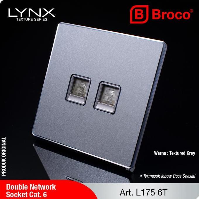 Broco Lynx Jaringan Ganda Cat.6 L175T