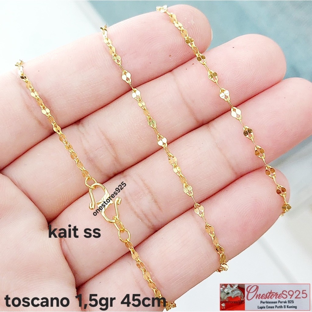 KALUNG KOKOT KAIT S PERAK 925 LAPIS EMAS