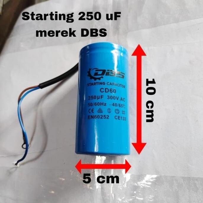 150uf / 200uf / 250uf/ 300ufCd60 Kapasitor Motor Starting 450v