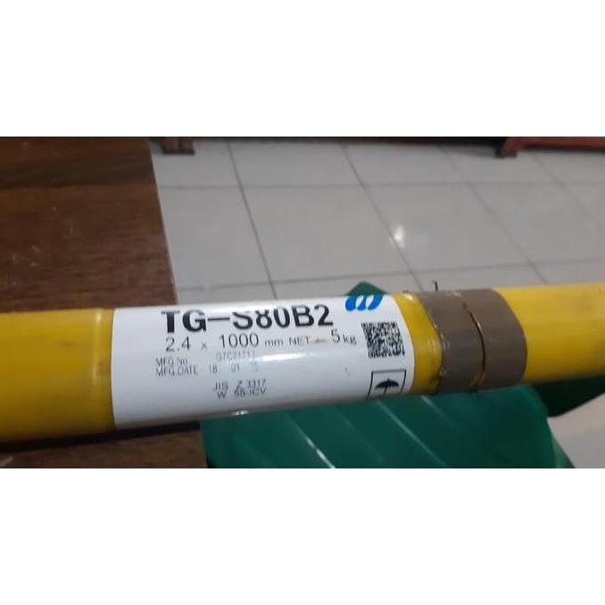 Kawat Las Kobelco Tg-S80B2 (Aws Er80S-B2) 2.4Mm