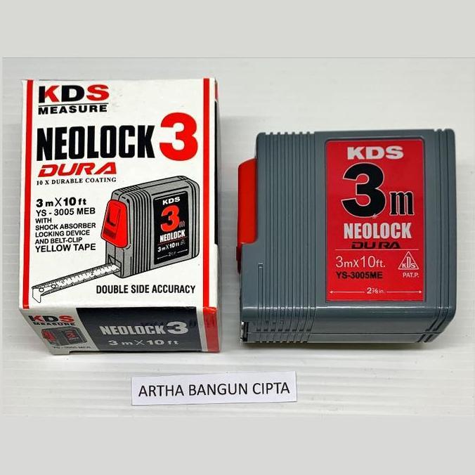 Pilihan - Meteran / Measure Kds Neolock 3 Meter Best Quality