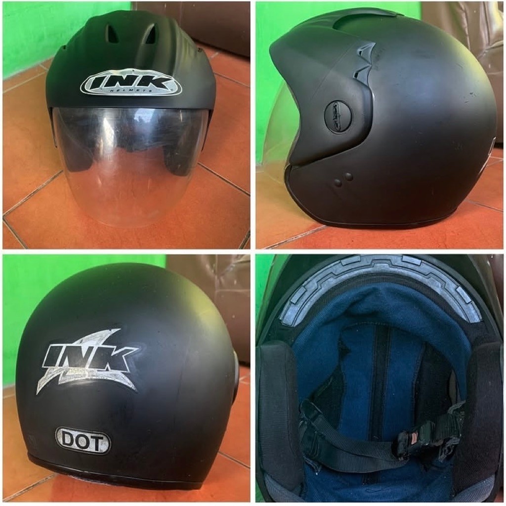 Helm Ink Batman Ori Second (Hitam Doff)