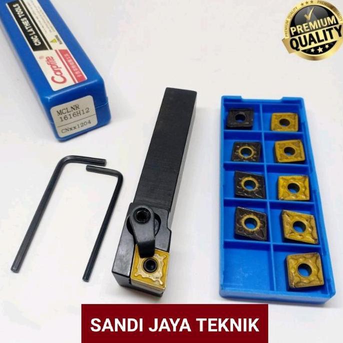 Pilihan - Holder Mesin Bubut Luar Pahat Bubut Cnc Mclnr1616H12 Set Insert Cnmg12