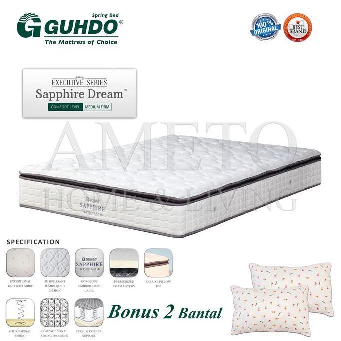 (Masterpiece) Kasur Sapphire 180x200x27 cm - Guhdo Spring bed