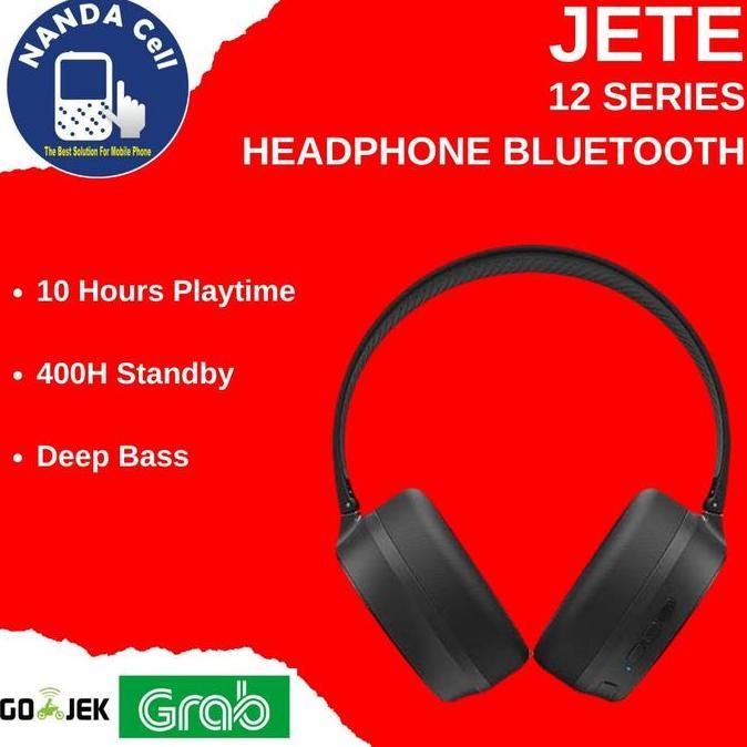 BEBAS ONGKIR - Headset Bando Headphone JETE 12 Bluetooth Noise Cancelling