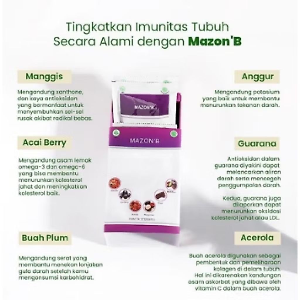 MAZON B ORIGINAL, MAZON B AMPUH, JUAL MAZON B ASLI