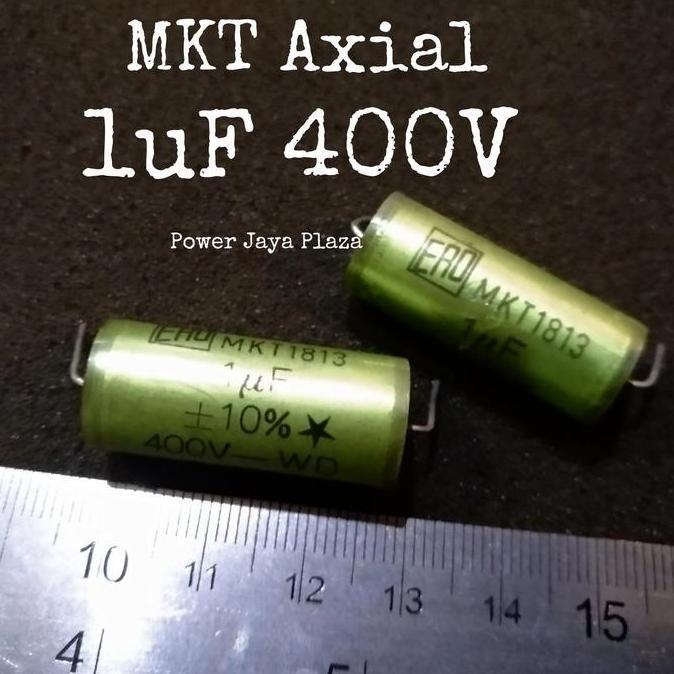 1UF 400V MKT ERO AXIAL METALIZED POLYESTER FILM AUDIOPHILE CROSSOVER PJP79