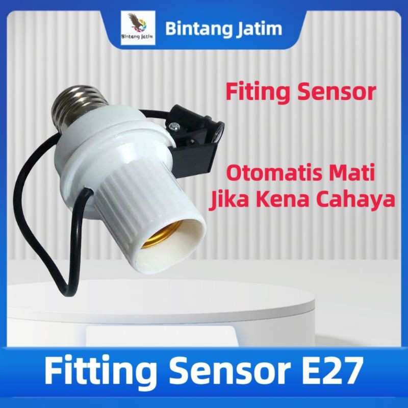 fitting sensor lampu/ fitting sensor siang malam