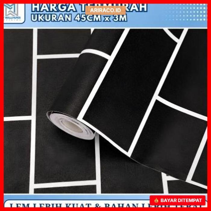 Wallpaper Dinding Motif Bata Hitam Wallpaper Dinding Bata Hitam Wallpaper Dinding Kamar Motif Bata H