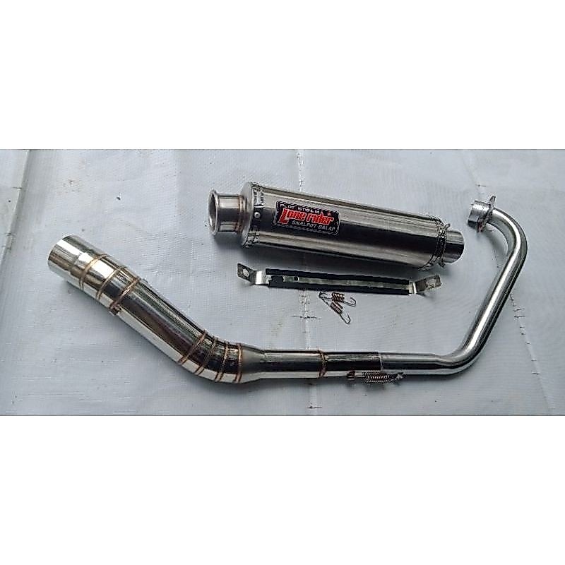 termurah terlaris knalpot racing lonerider bukan ori leher roadrace sonic supra gtr satria fu fi inj
