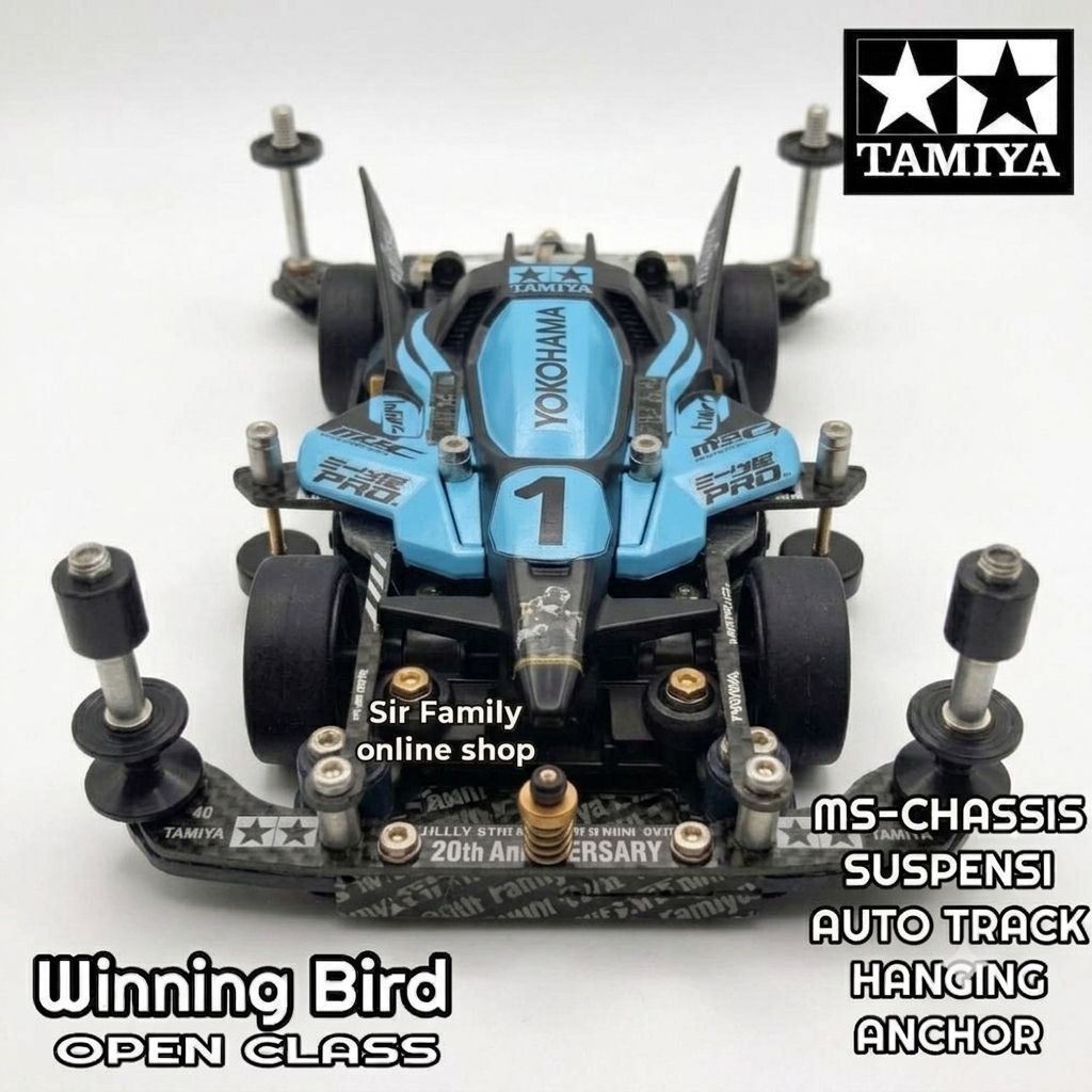 Blue Light _ Tamiya Mini 4WD MS-CHASSIS _ Tamiya Open Class Tamiya STO RTR