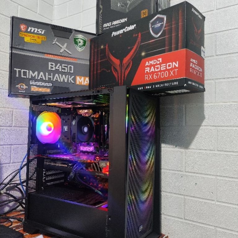 Pc Ryzen 5 5600x | Rx 6700xt 12gb | 16gb | 512gb Nvme