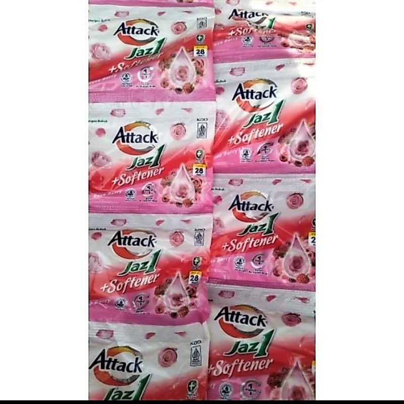 Deterjen Attack Jaz1 Sachet+ Softener