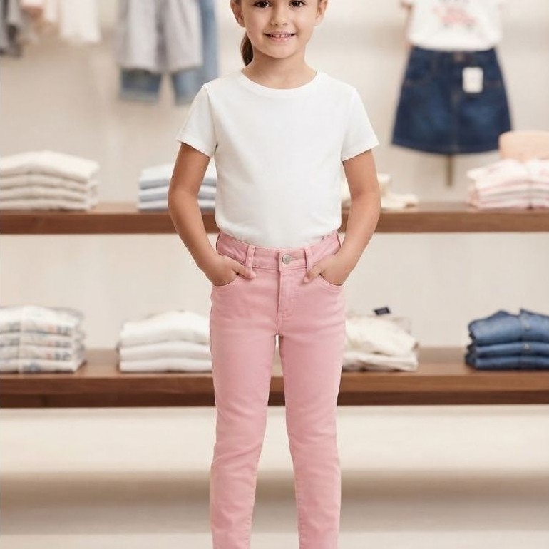 GAP Kids Slim-Fit Casual Pants/ celana jeans anak perempuan usia 6 & 8 tahun